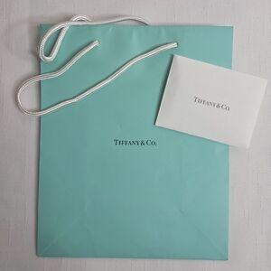 Tiffany & Co. Signature Blue Gift Paper Bag and Envelope